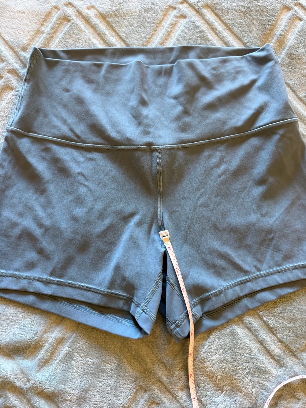 lululemon athletica Align High-Rise Bike Shorts in Slate Blue